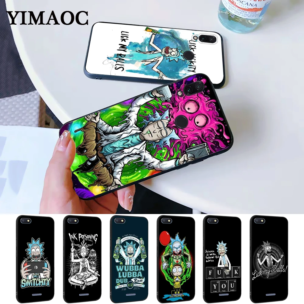 Rick And Morty DIY Printing Drawing Silicone Case for Redmi 4A 4X 5 Plus 5A 6 Pro 6A 7 7A K20 S2 Go |