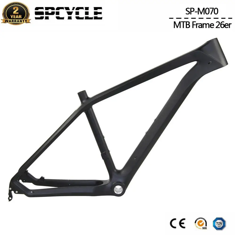 Spcycle 26er углерода MTB рама 26er горный велосипед/детский велосипед из углеродного BSA 73 мм размер 15/17/19"