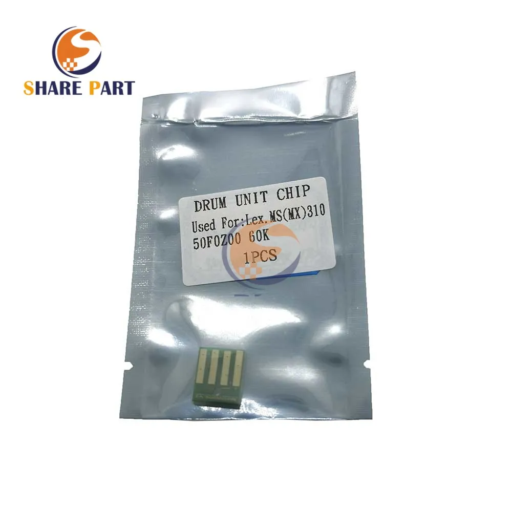 

1X Drum chip for Lexmark MS MX 310 410 510 610 MX511 MX611 MX517 drum unit reset 60K Compatible 50F0Z00