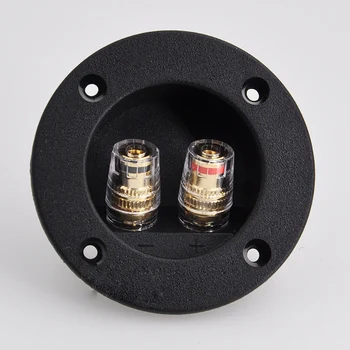 

2pcs/lot Two copper terminal block speaker junction box connector Binding Posts DIY accessories HIFI audio accessories 300ohm