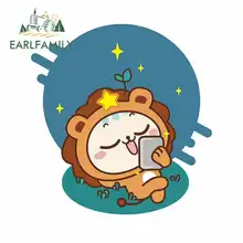 EARLFAMILY 13cm x 8.1cm Lion Constellation JDM Vinyl Car Wrap Bumper Trunk Truck Graphics RV VAN 3D DIY Fine Decal Oem Anime EARLFAMILY 13cm x 8.1cm Lion Constellation JDM Vinyl Car Wrap Bumper Trunk Truck Graphics RV VAN 3D DIY Fine Decal Oem Anime
