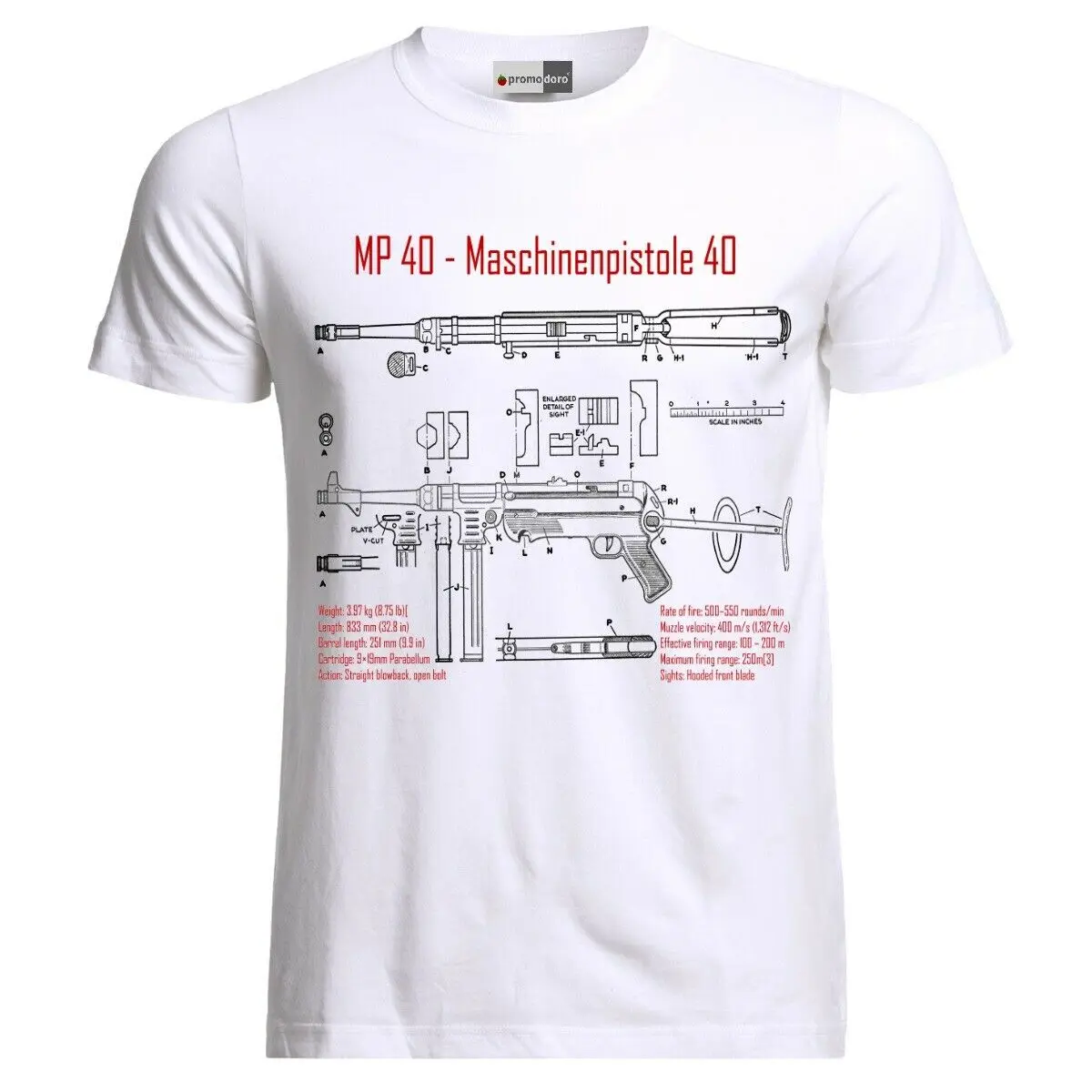 Mp40 Schmeisser пулемет дизайн вермахт футболка S-3Xl |