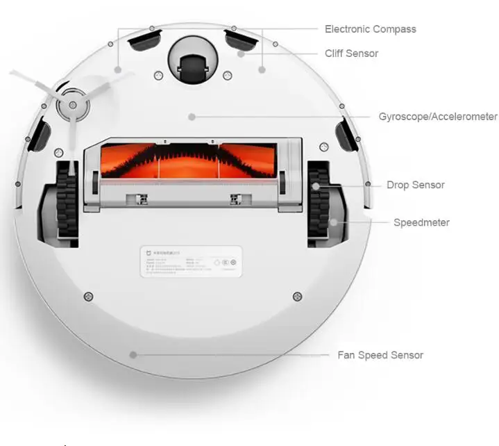 Оригинальный робот пылесос Xiaomi Mi для дома Wi Fi и приложения бытовой пылесос|robot