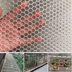0.5-2M Width Garden Anti-Falling Net Plastic Leakproof Mesh Breeding Cat Pet Protection Fence Balcony Mat Stairs Kids Safety Net