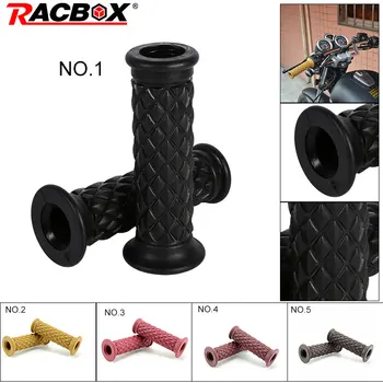 

2Pcs 7/8 Motorcycle Grip Cover 22mm soft Rubber Handlebar Hand Grip Bar End For Universal Motorcycle Bike Mountain bike