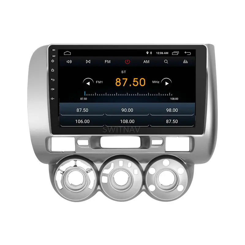 Excellent SWITNAV Big Screen Android 9.0 CAR DVD Player For HONDA FIT(RHD) car multimedia support DVR DAB OBD car audio gps 14