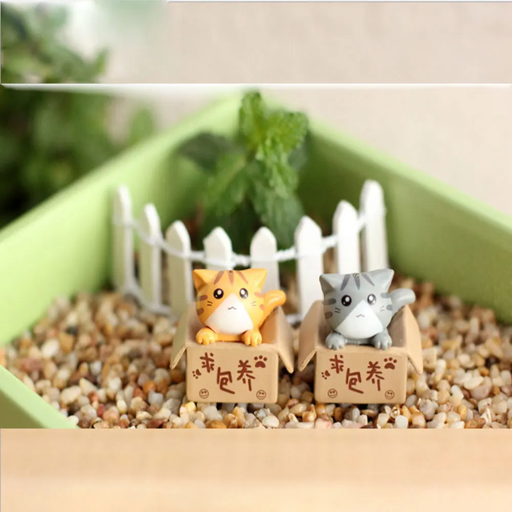 Для личного кота маленькая игрушечная кошка микро Пейзаж украшения части декор для мяса штук