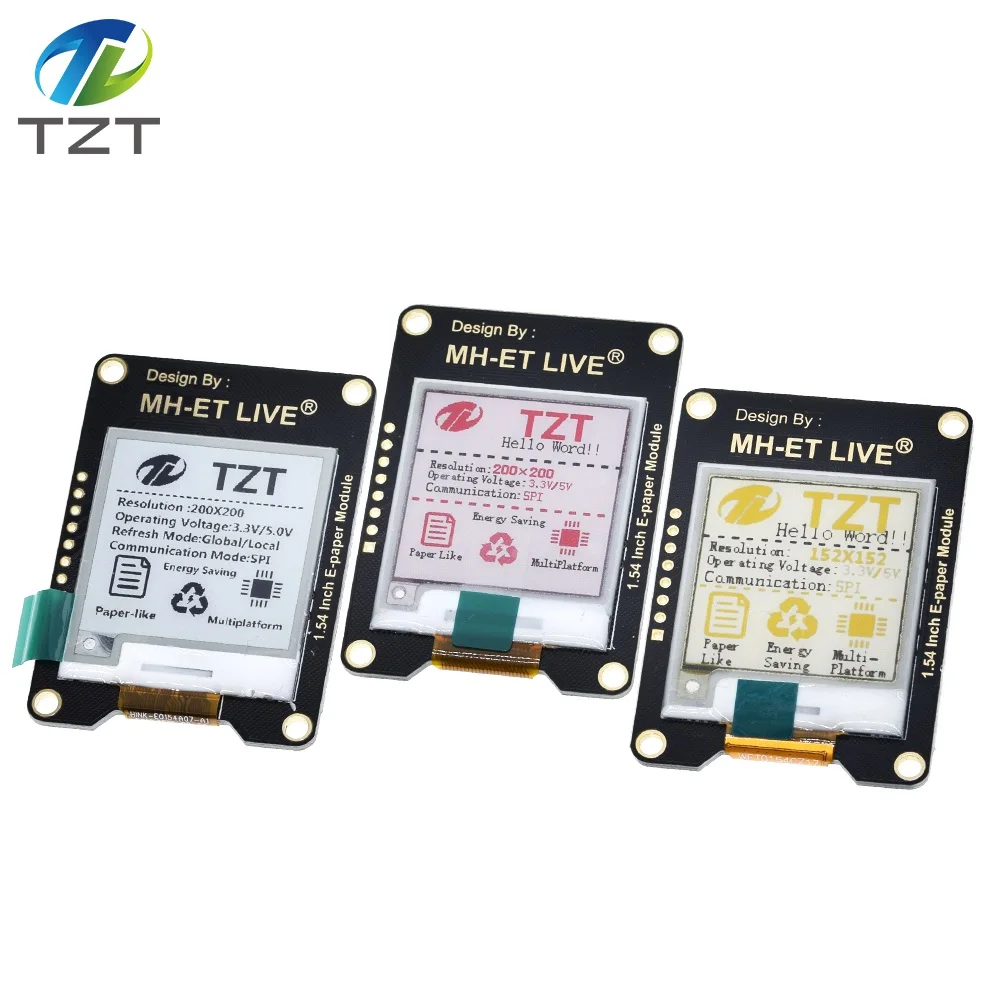 MH ET LIVE 1 54 дюймов Epaper модуль электронной бумаги E Ink EInk Экран дисплея SPI Поддержка