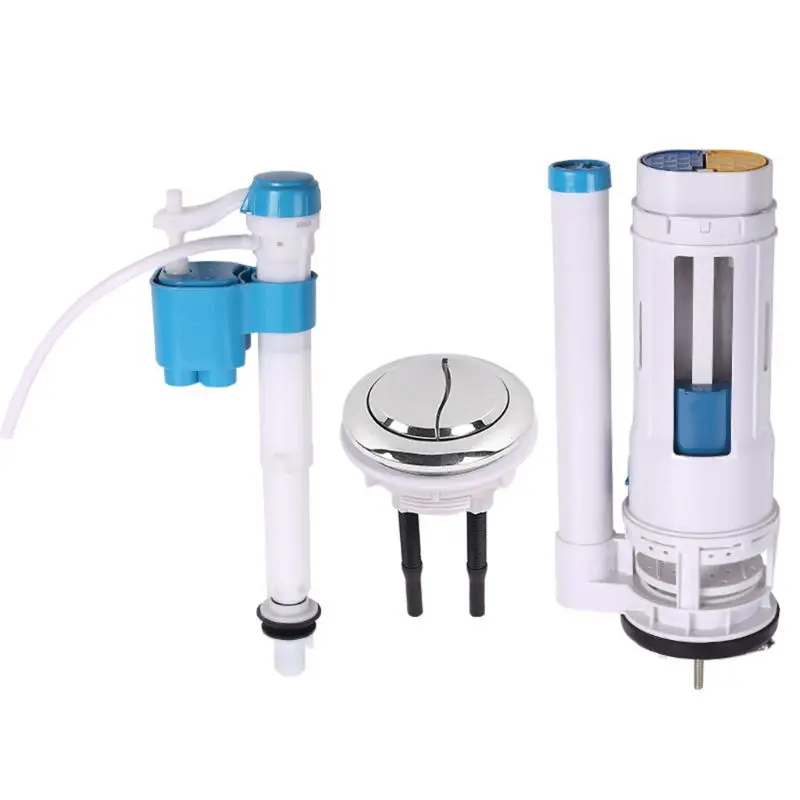 1Set Universal Toilet Tank Fittings Kit Dual-flush Repair Tools for Home Bathroom Use Supplies Accessories |