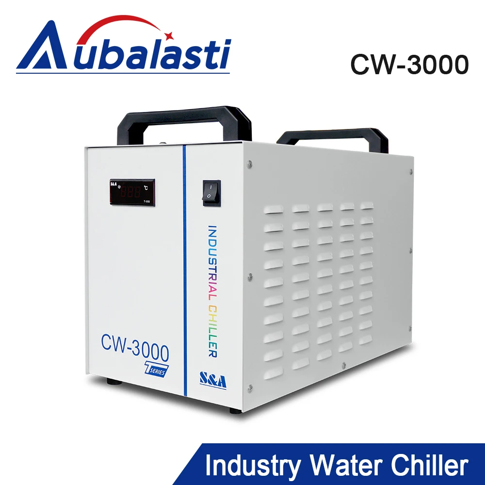 Промышленный водяной охладитель Aubalasti S &amp A CW3000 для CO2 лазерной гравировальной