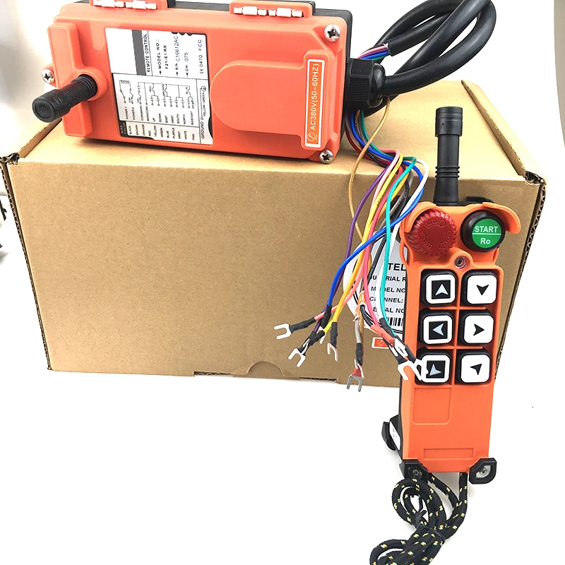 36V 220V 380V AC F21-E1 telecrane Промышленный Радио пульта дистанционного управления для кранов и подъемов