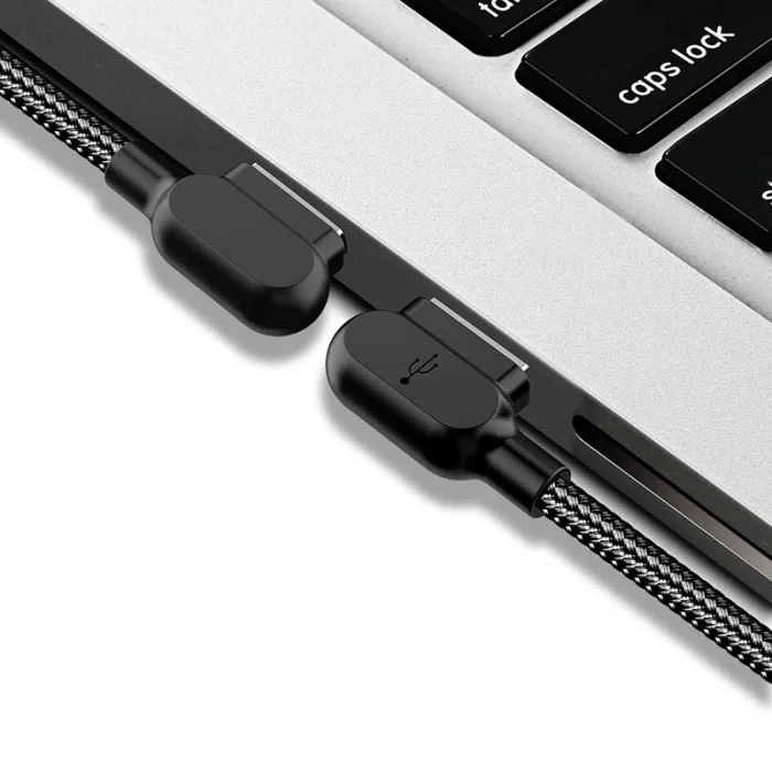USB 3,1 кабель для быстрой зарядки под прямым углом 90 градусов кабель для синхронизации данных с светильник PUO88