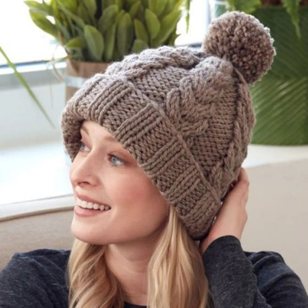 SAGACE плюшевый вкрученный вязаный мяч женская голова супер толстая мода