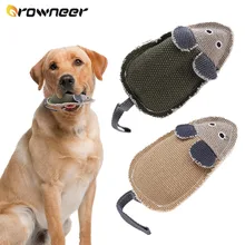 Pet Dog Chew Toy Linen Mouse Shape Squeeze Vocalize Bite Resistant Outdoor Interactive Training Puppy Molar Toys Pets Product