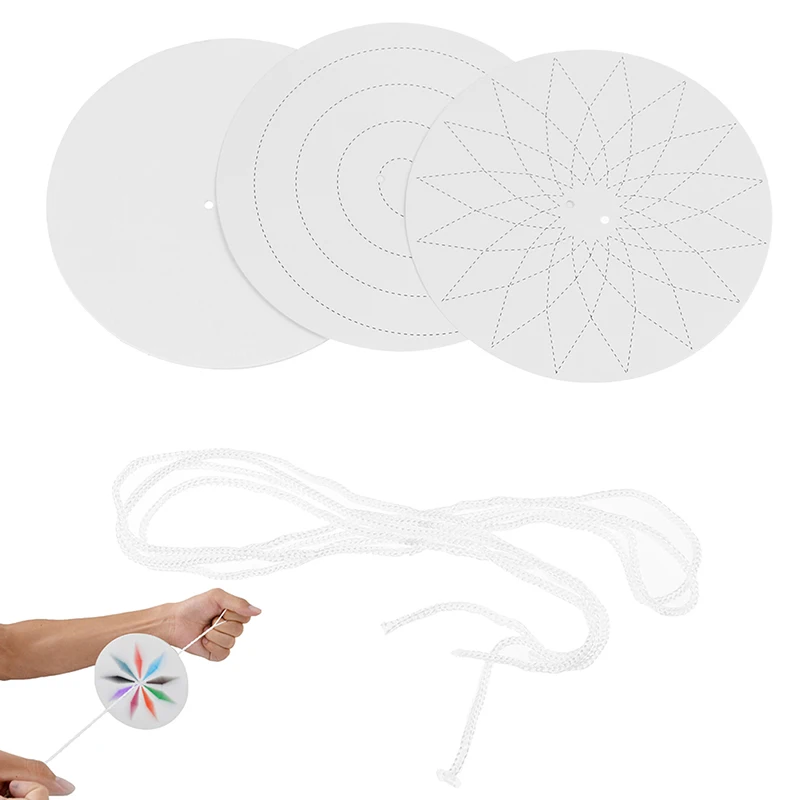 2019 New DIY Painting Coloring Card Skill Game Rotating Fly wheel Windmill Classic Fun Educational Toys for Children Kids Gift |