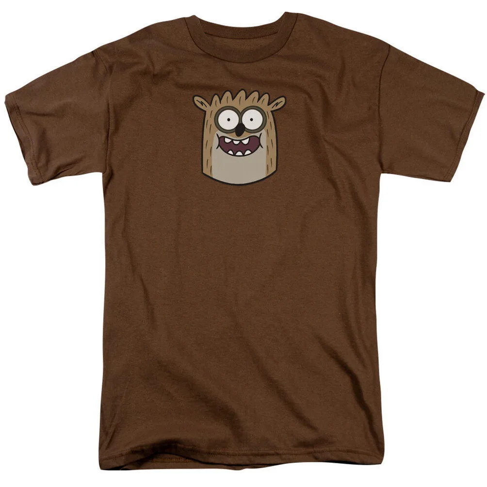 Обычное шоу мультфильм серии Rigby лицензированных взрослая футболка все размеры