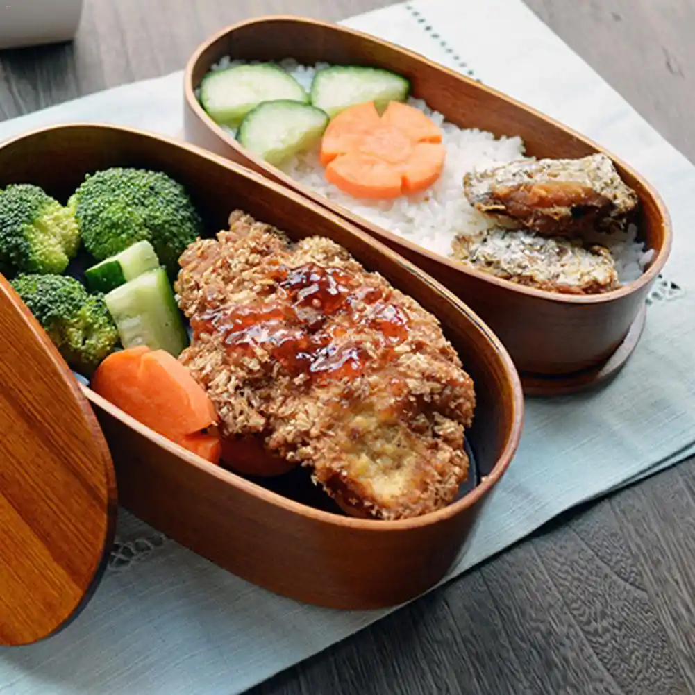 wooden bento lunch box containers japanese bento lunchbox sushi