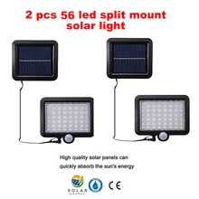 2/4pcs LED Street light Solar Power PIR motion sensor Outdoor Garden lamp Waterproof Yard Path Security Night lighting split mou 2/4pcs LED Street light Solar Power PIR motion sensor Outdoor Garden lamp Waterproof Yard Path Security Night lighting split mou