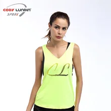 Европа и Америка,, Модный маленький женский жилет для йоги, бега, фитнеса, спорта, с надписью, дышащий, быстросохнущий, плотный