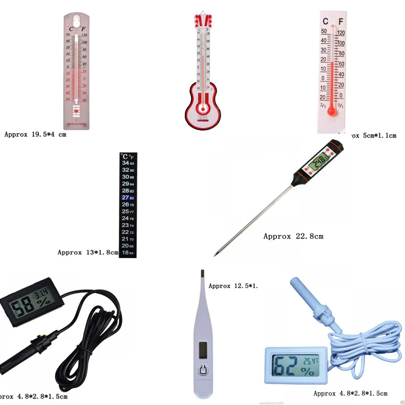 8 стилей домашний термометр прочный кухонный датчик цифровой термометр для приготовления пищи практичный уличный садовый настенный подвесной термометр