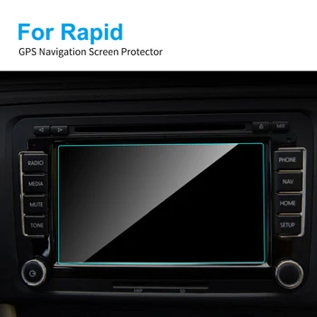 

6.5 Inch For Skoda Rapid Car GPS Navigation Screen Protector Tempered Glass Screen Protective Film Auto Interior Accessories