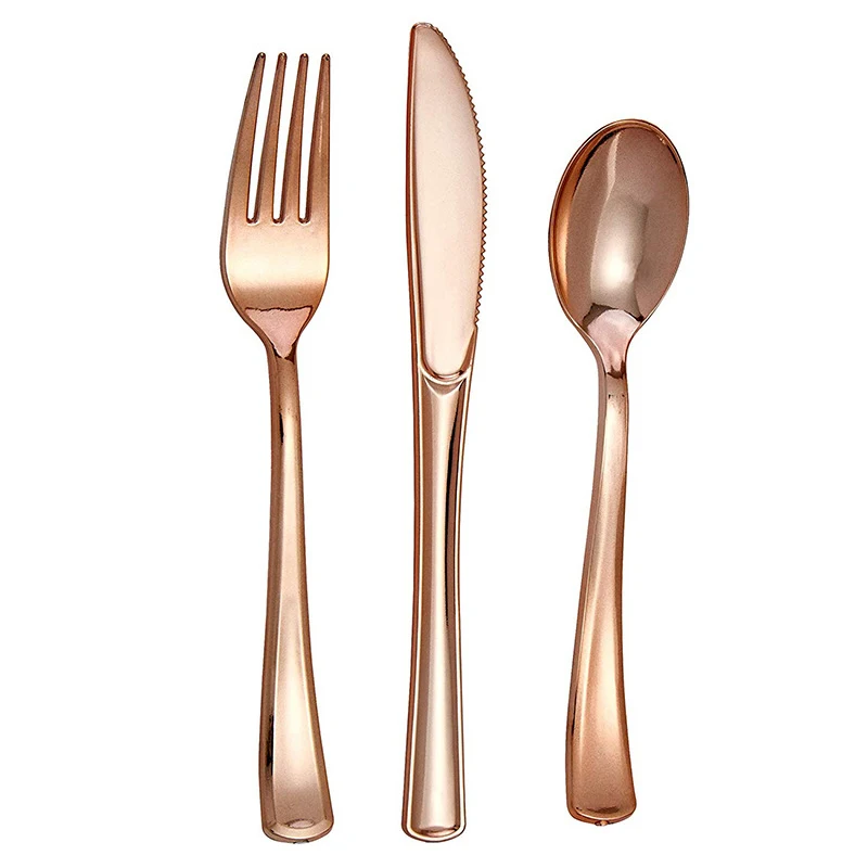 Rose gold Dinnerware set  (3)