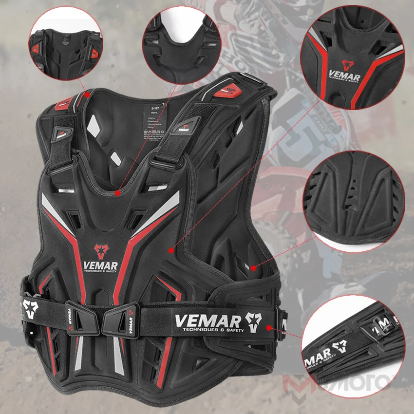 VEMAR Motorcycle Body Armor Anti-fall Motocross Body Protection Back Protector Chest Armor For MX MTB ATV S-187 motorcycle armor,motorcycle body armor,body protector,motorcycle armor vest,motorcycle armor pads,motorcycle armor accessories