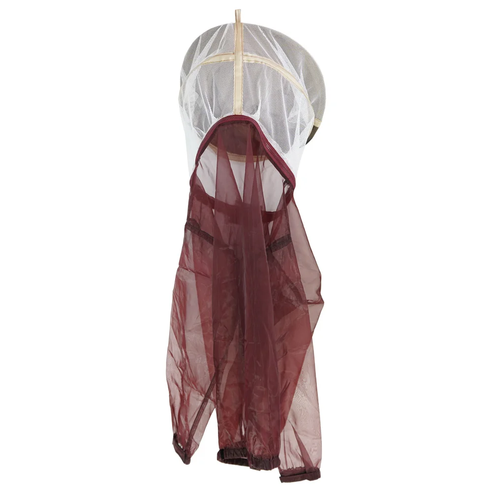 apicultor apicultura vestuário de proteção transparente ventilado apiarista terno superior do corpo anti abelha traje destacável véu capa