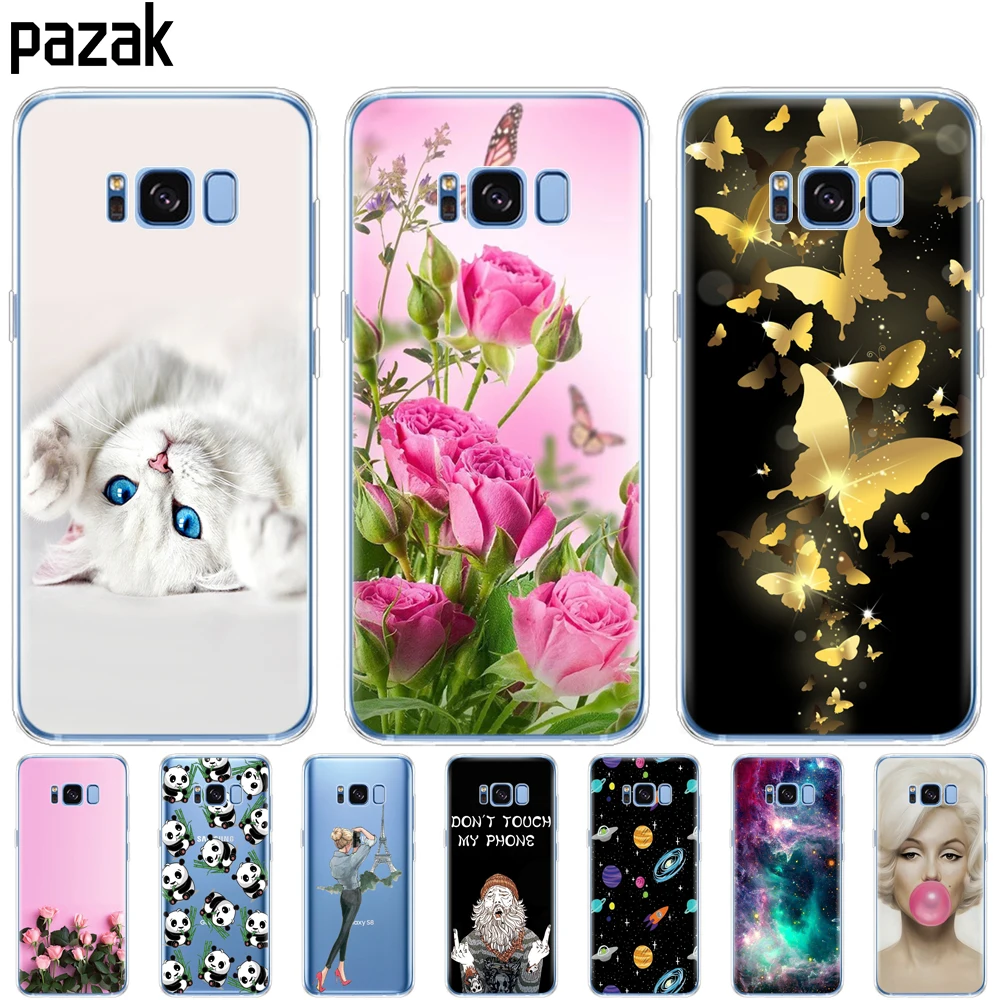 Custodia In Silicone Per Samsung Galaxy S8/S8 Plus Custodia Cover Per Samsung S8/S8 Plus Soft Tpu Phone Shell Pop Pittura Protettiva Coque