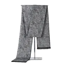 Модный дизайн, повседневные шарфы с кисточками, зимний мужской кашемировый шарф, высокое качество, теплый шейный платок, модальные шарфы для мужчин, уличная одежда