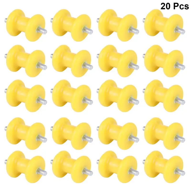 

20PCS Wriggled Machine Rubber Calabash Column Dancing Machine Gourd Fitness Equipment Parts