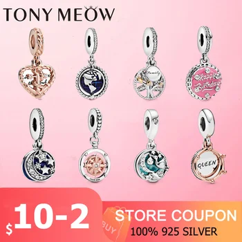 

925 Sterling Silver 925 Spinning Family Tree Dangle Charm fit Original CODEDOG Bracelet Jewelry Making Gift