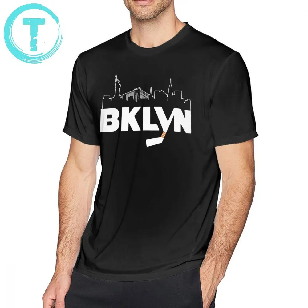 Brooklyn T Shirt Islanders New York T-Shirt Summer Short-Sleeve Tee Cotton XXX Male Graphic Fun Tshirt |
