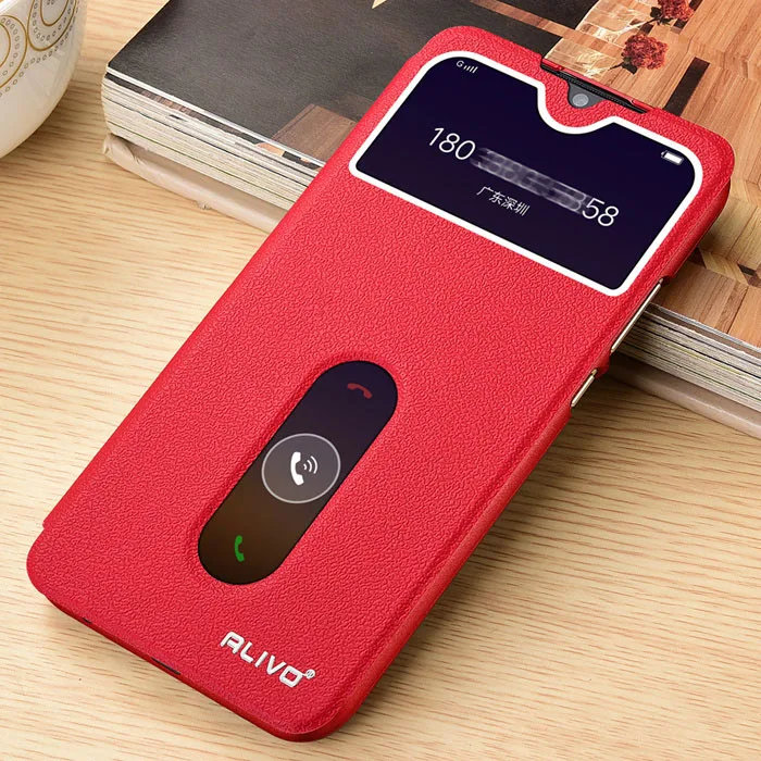 6,2 ''для Vivo Y93 чехол вид окна флип стенд PU кожаный чехол для Vivo Y93S Y 93 s Y93 s телефон сумка чехол Обложка книга Coque Y 93