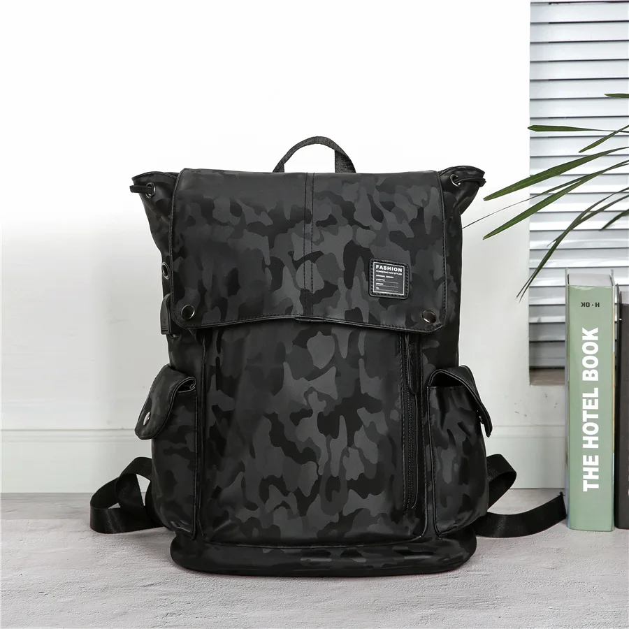 Men Backpack Rucksack-Shoulder-Bag Drawstring Mochila Travel-Bag Large-Capacity The boy