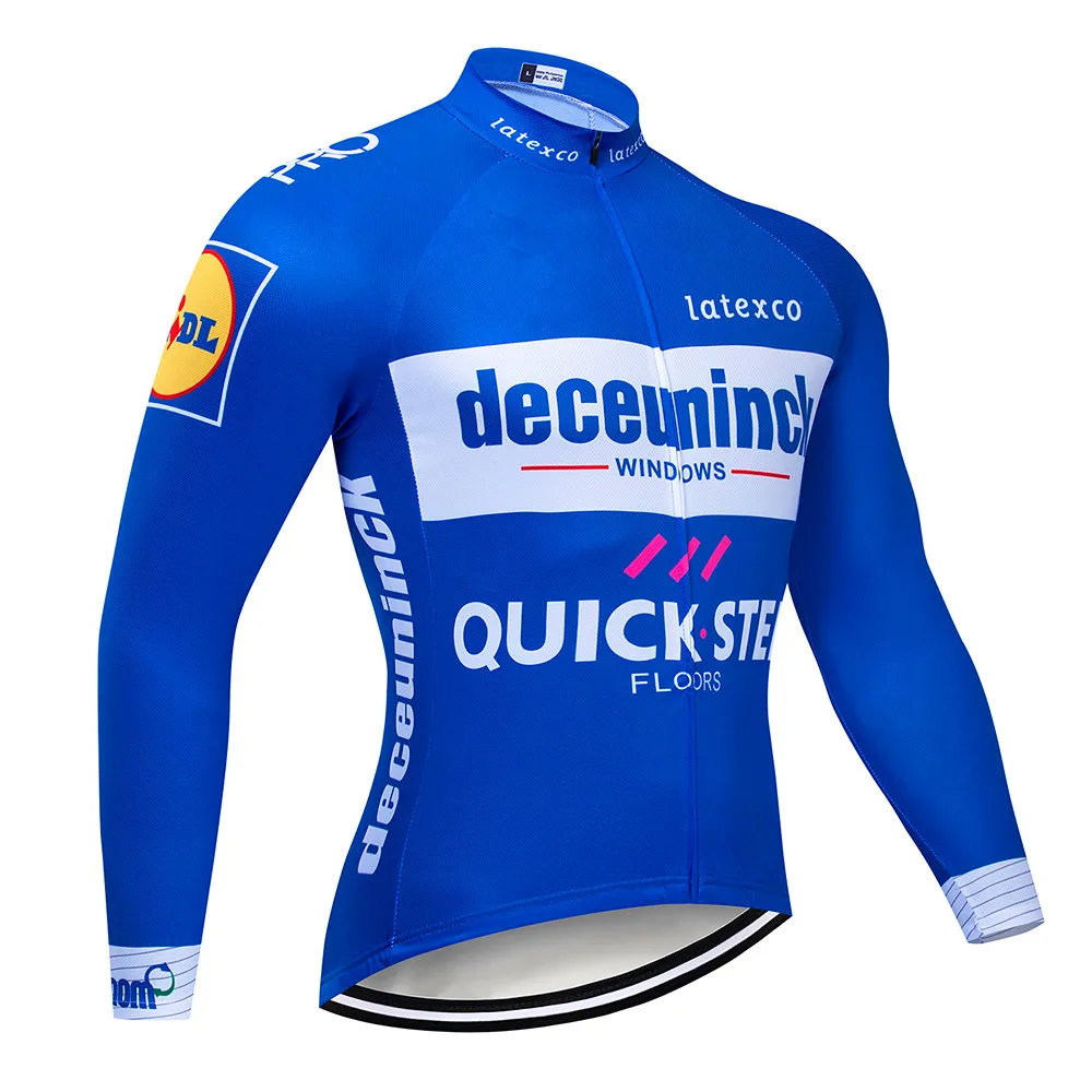 QUICK STEP велосипедная майка мужская Ropa Ciclismo Hombre с длинным рукавом Джерси roubaix maillot bicicleta Одежда для велоспорта Pro Team