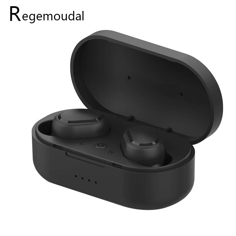 Regemoudal беспроводные наушники Bluetooth V5.0 TWS спортивные гарнитура с микрофоном для phone