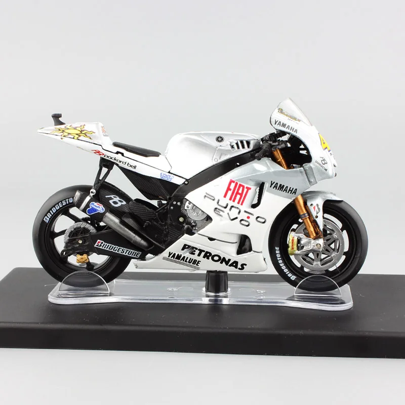 1:18 Масштаб#46 YAMAHA YZR-M1 Estoril 2009 мотоцикл Diecasts& игрушечные транспортные средства модель гоночной машины Rossi велосипед мото миниатюрный подарок для детей