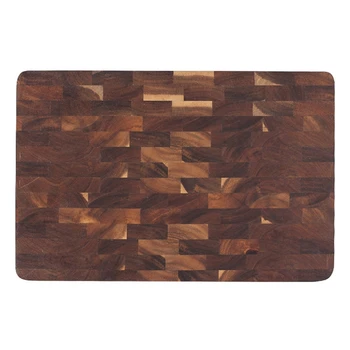 

Premium Acacia Wood Cutting Board Solid Sturdy Chopping Serving Tray Platter Perfect Gift S