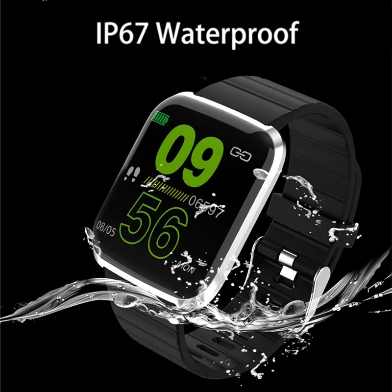 Nennbo 116 PRO Color Screen Smart Bracelet Bluetooth Smart Watch Wristband Fitness Tracker Heart Rate Monitor for Android IOS