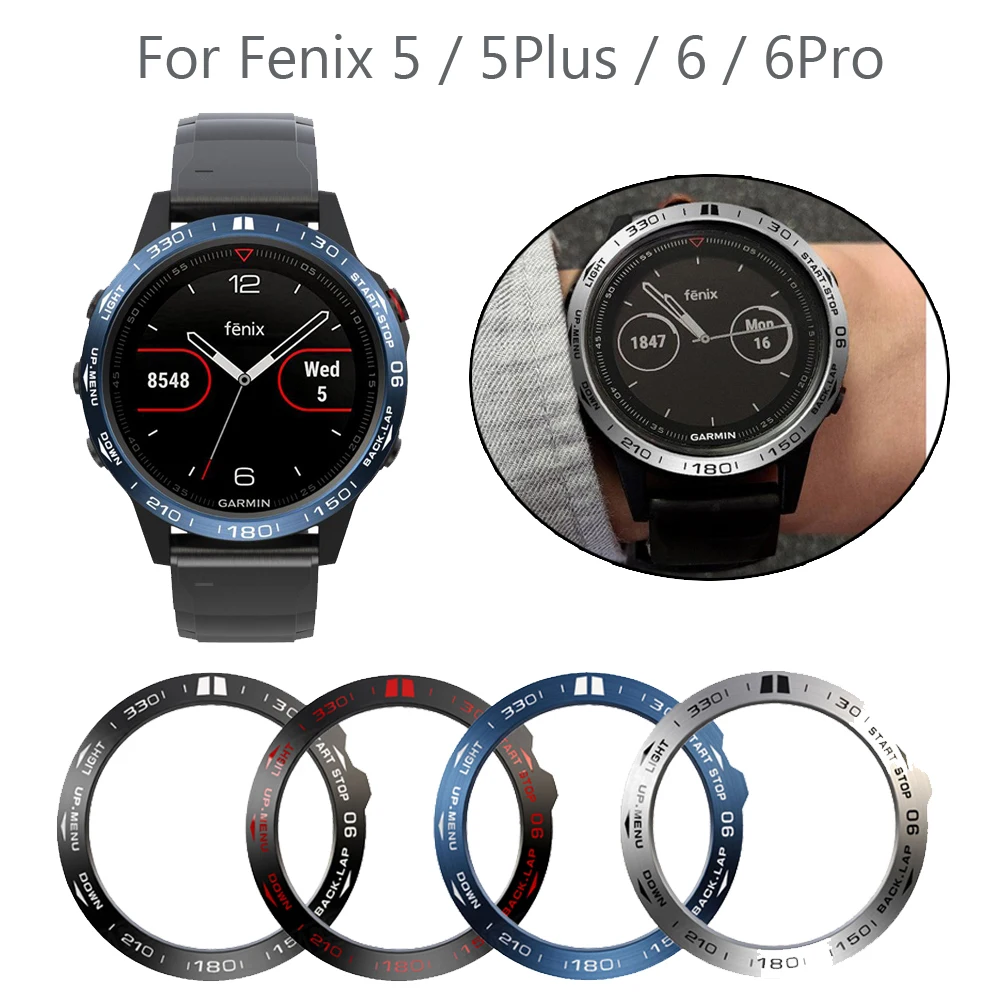 Для Garmin Fenix 6 Смарт часы кольцо ободок Стайлинг рамка 5 Plus Чехол протектор