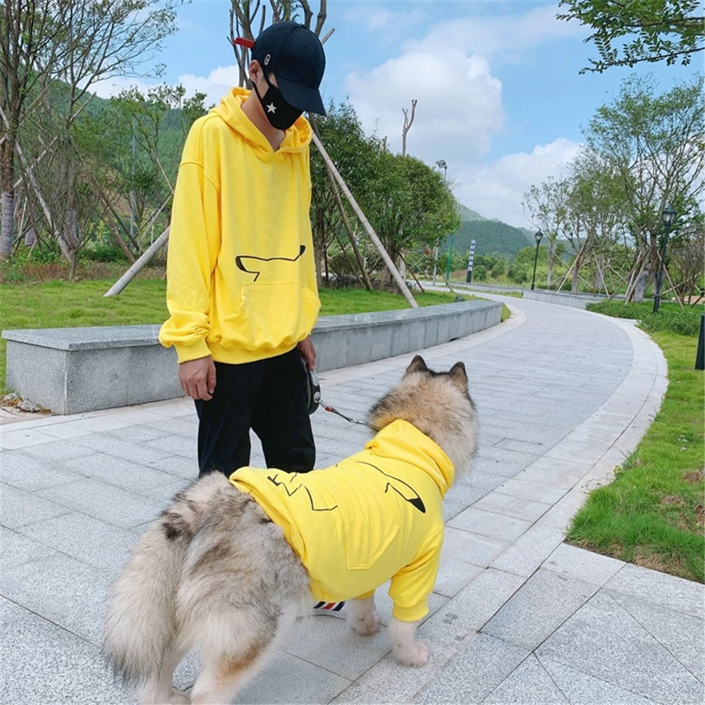 Miflame漫画の犬服親子犬パーカーペット衣装かわいい大型犬トレーナー薩摩コーギー服ペットセーター Aliexpress Home Garden