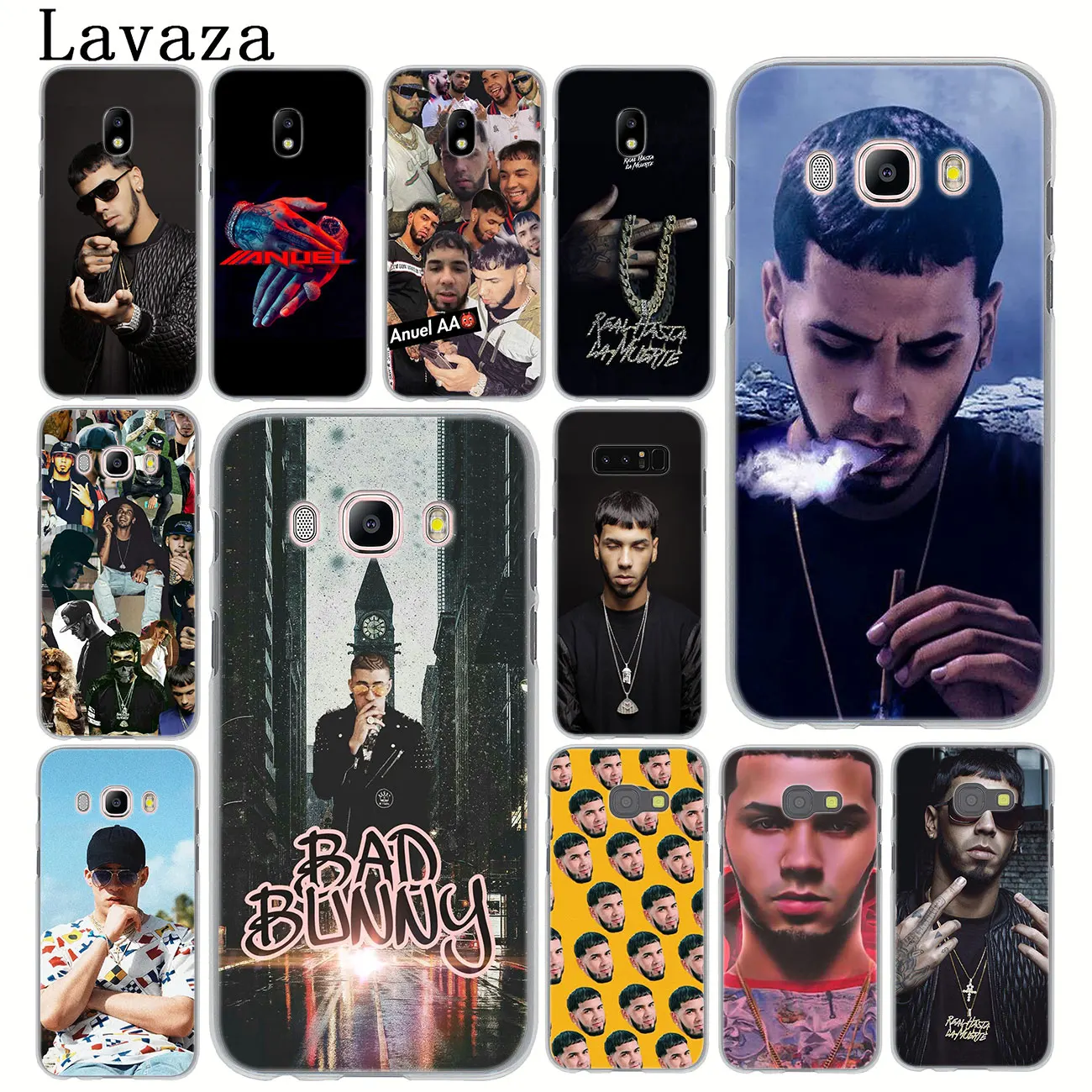 Lavaza Anuel AA Bad Bunny Phone Case for Samsung Galaxy J8 J7 Duo J4 J5 J6 Plus 2018 2017 2016 J2 J3 Prime 2015 Cover | Мобильные