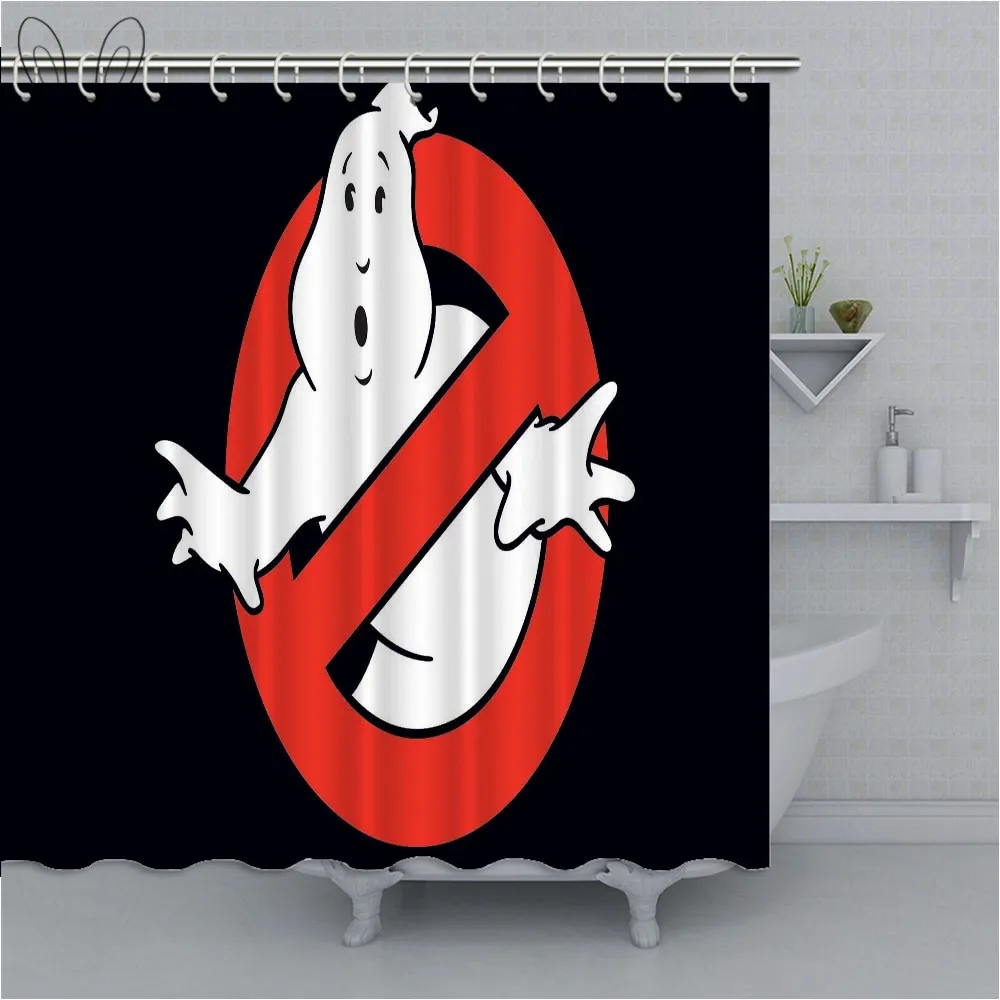 Aplysia не 3D мультфильм Ghostbusters душ Шторы Водонепроницаемый eco-friendly Ванная комната Шторы купальный Дети Домашний декор для душа