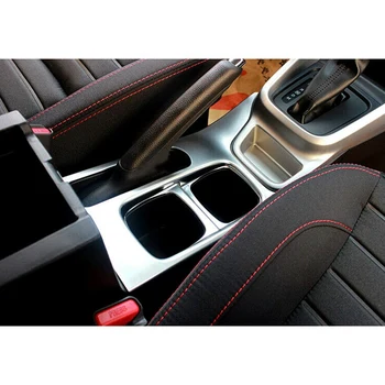 

ABS Silver Car Water Cup Holder Cover Trim Central Control Cup Holder Cover for Suzuki Vitara Escudo 2015-2019