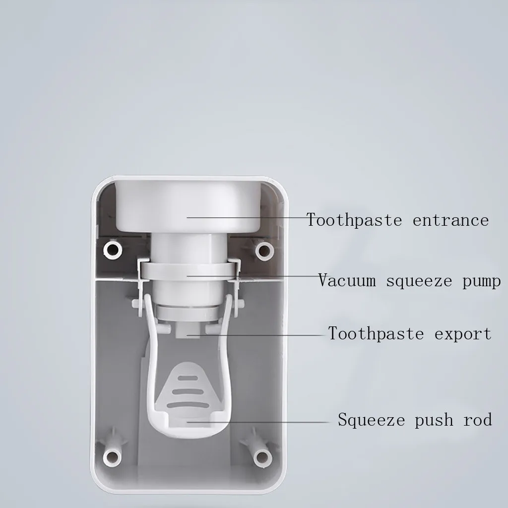 Home Hogar Toothpaste Dispenser New Automatic Toothpaste Dispenser Set Wall Mount Stand Holder Extrusion Bathroom Accessories Home Hogar Toothpaste Dispenser New Automatic Toothpaste Dispenser Set Wall Mount Stand Holder Extrusion Bathroom Accessories