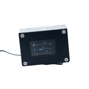 

FREEZEMOD LSJ-ZN PC Water Cooler Intelligent Computer Flow Speed LCD Temperature Detection Water Cooler Flow Meter