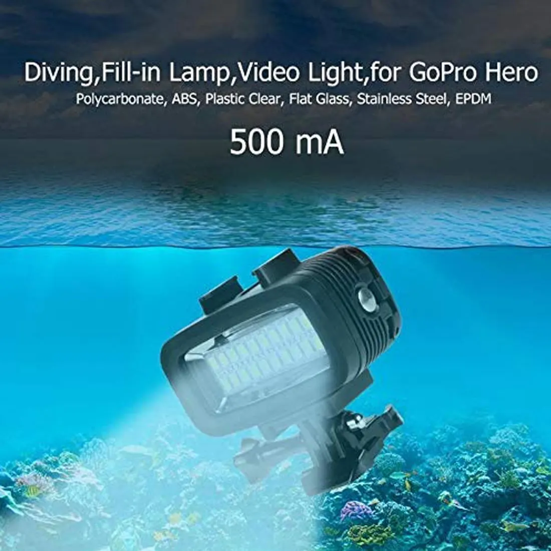  Camera Diving Light 5500K LED Video Light Lighting Fill in Lamp waterproof underwater lighting dive - 4000140108189