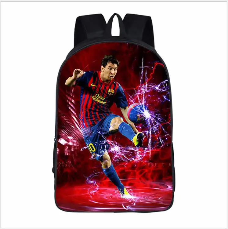 

School Shoulders Soccer Bags Barcelona Backpack Printing Capacity Backpacks For Children Kids Travel Mochilas