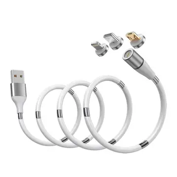 

Charge Cable Magnetic Fast Charging Line Date Line Universal For Micro Android TYPE-C Apple Magnetic Absorption Charging Cable